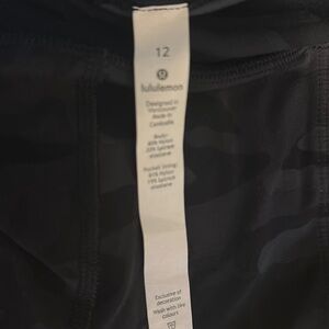 Lululemon Align Joggers, black camouflage, 27”